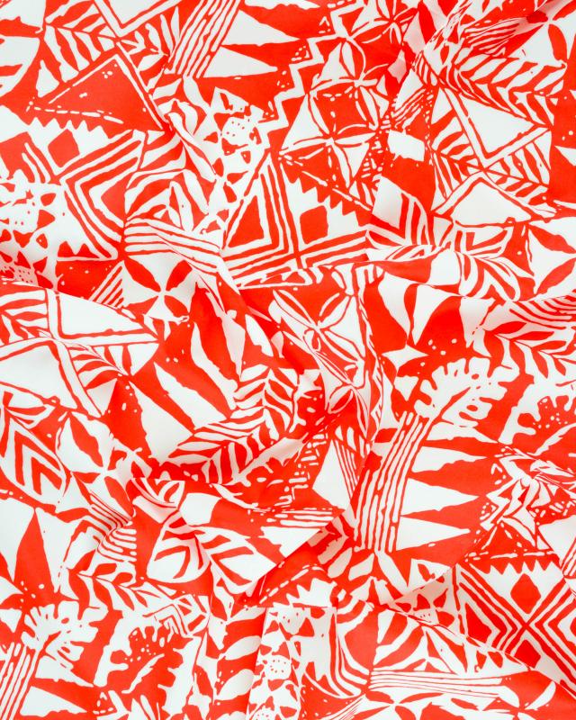 Polynesian fabric MAOHIS Red - Tissushop